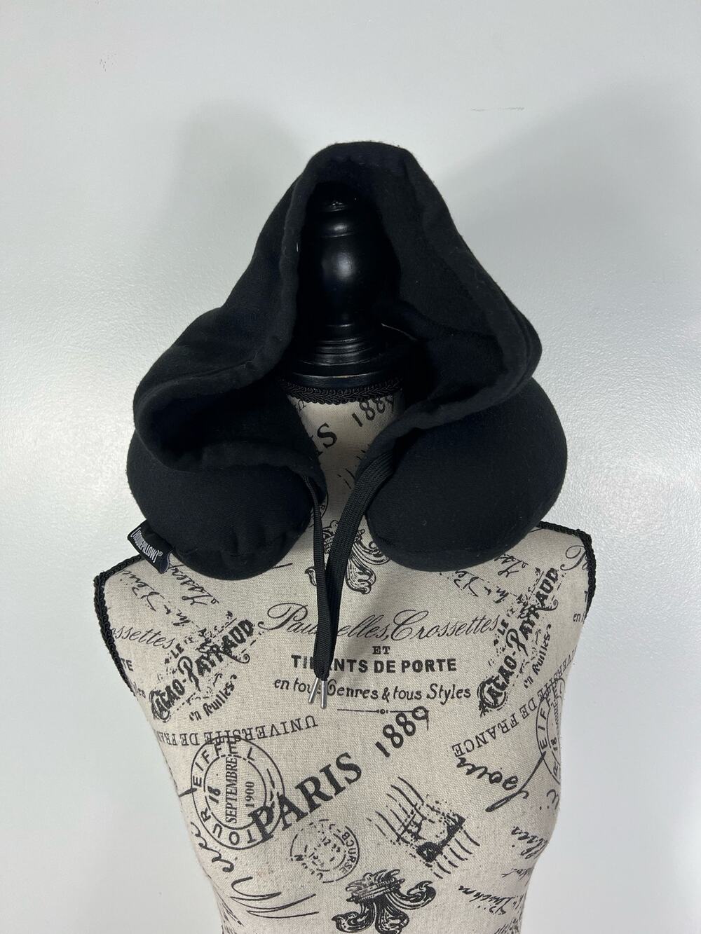 Hoodie Pillow Travel Neck Pillow with Hood and Drawstrings